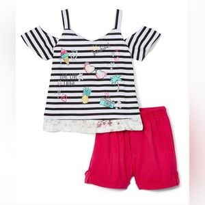 Girls Size 12 Shirt & Shorts Set